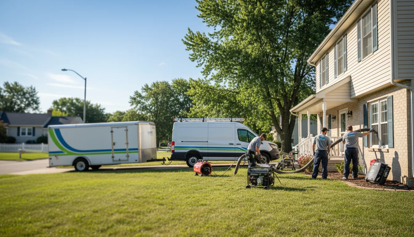 Flooded Basement Restoration And Cleanup With Repair in Lewisburg, OH near me